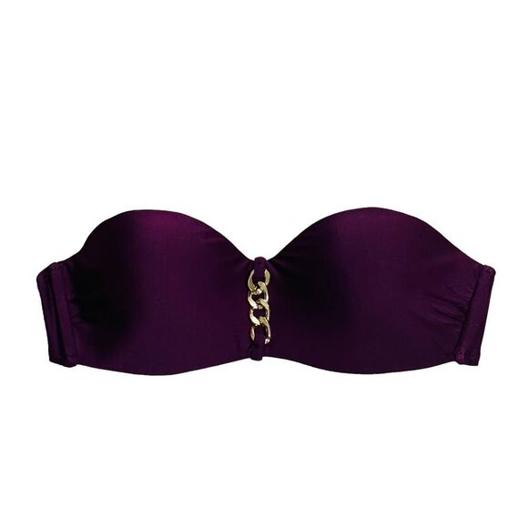 NWT Purple Floral Fringe Cheeky Bikini - Size Small - Picture 14 of 16